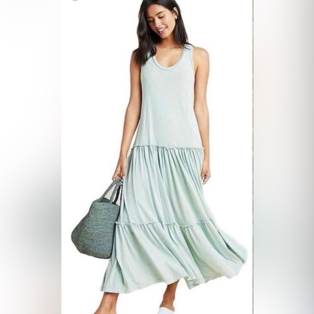 Sundry Sleeveless Tiered Dress